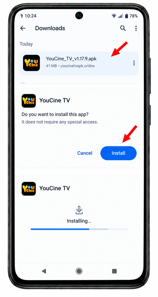 Download & Install YouCine TV APK