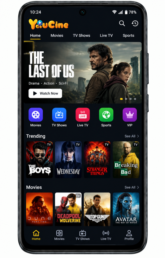 Download & Install YouCine TV APK