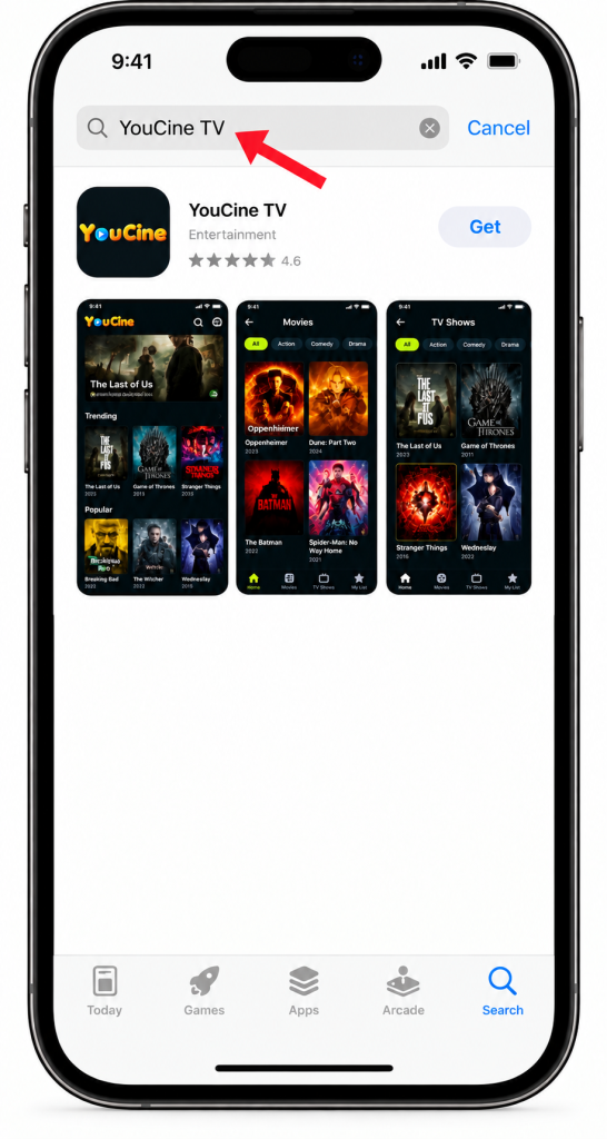 Download YouCine TV on iPhone and iPad
